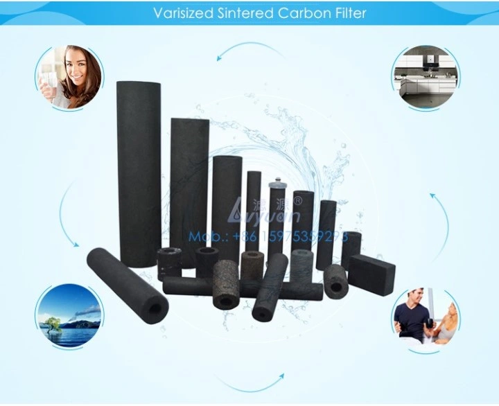 Sintering Cartridge Filter Candle Type 10 Microns Coconut Shell CTO Carbon Block Filter for Domestic Water Filter
