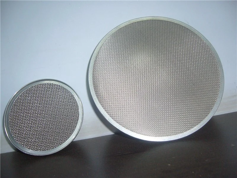 Food Grade Fine Stainless Steel Screen Mesh Disc/Filter Mesh