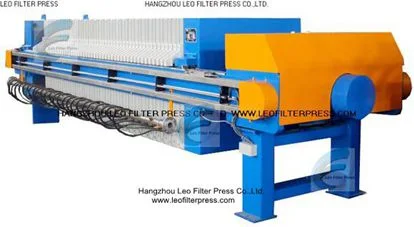 Leo Filter Press Automatic Hydraulic Filter Press, Pressing by Automatic Filter Press Hydraulic System