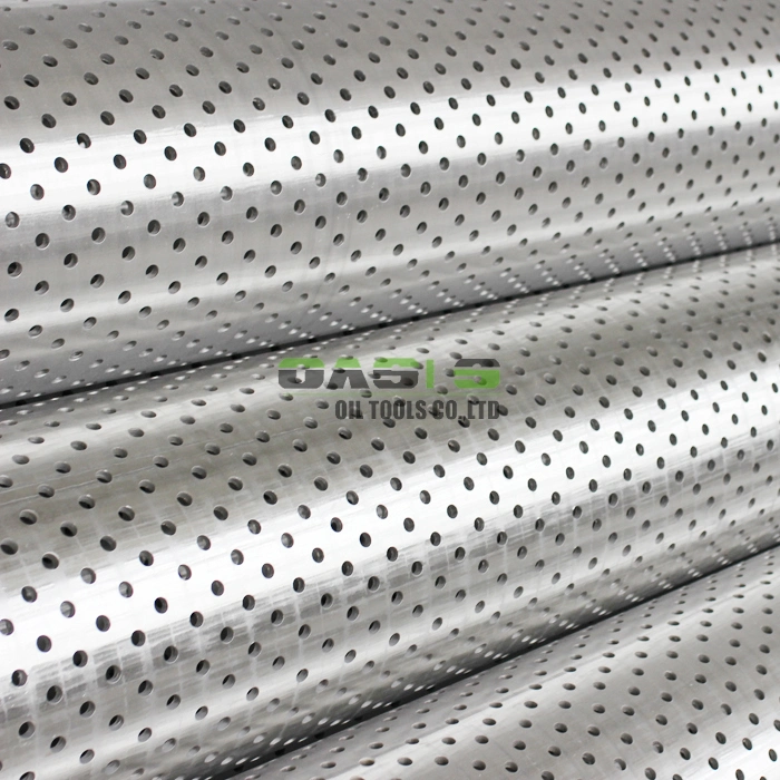 China Stainless Steel AISI304L 316L Perforated Filter Well Casing Tubing Pipe