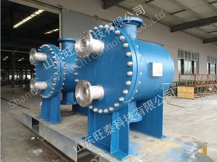 Fully Welded Shell and Plate Heat Exchanger for Petrochemical Metallurgy Pharmaceutical and Waste Incineration Treatment