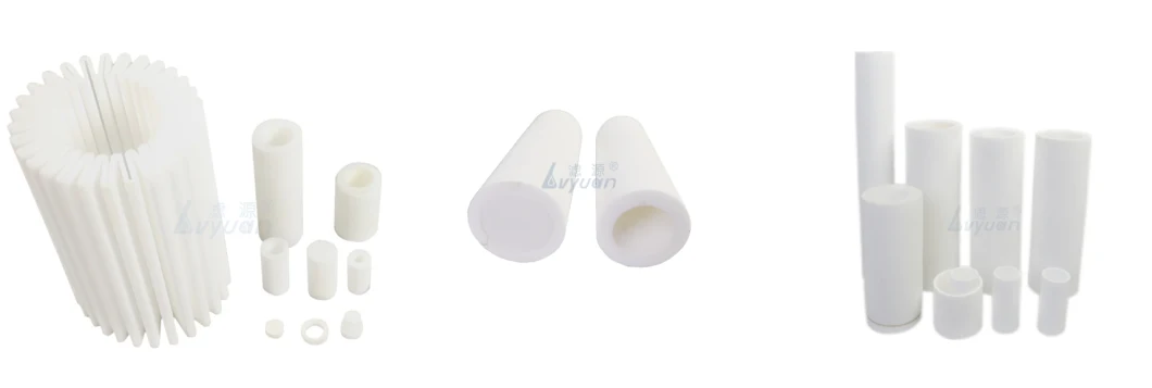 Water Purifier Filter Element Sintered PE Filter Cartridge for Waste Water Treatment