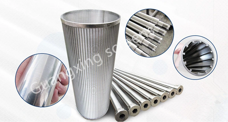 Factory of Diatomite Filter Wedge Wire Screen Candle Filter Elements