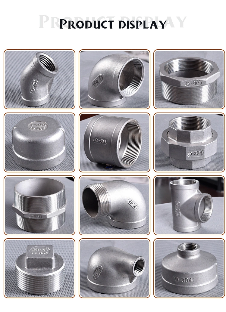 CNC Machined Stainless Steel Pipe Fitting Nipple, Pipe Adapter