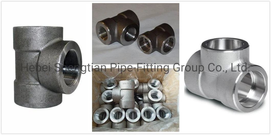 High Pressure Forged Steel Pipe Fittings Tee
