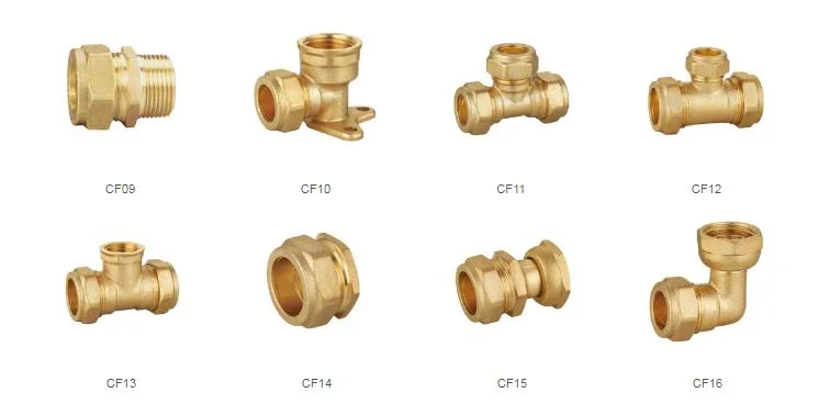 Copper Pipe Wras Approved Brass Compression Fittings Reducing Tee