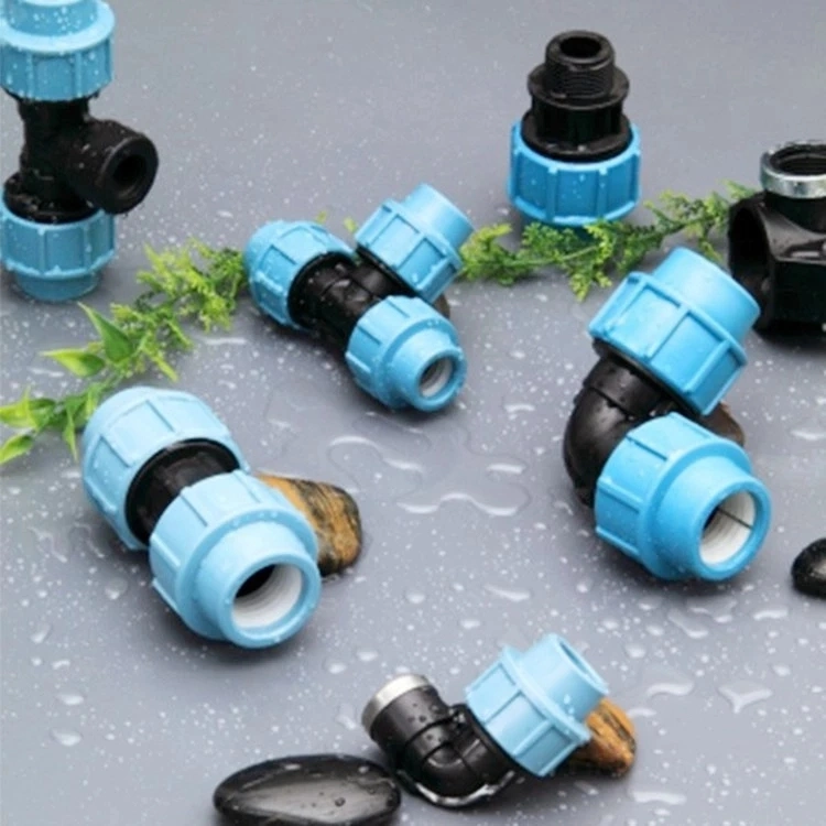 Fitting Compression Fitting Reducing Tee for PE Pipe