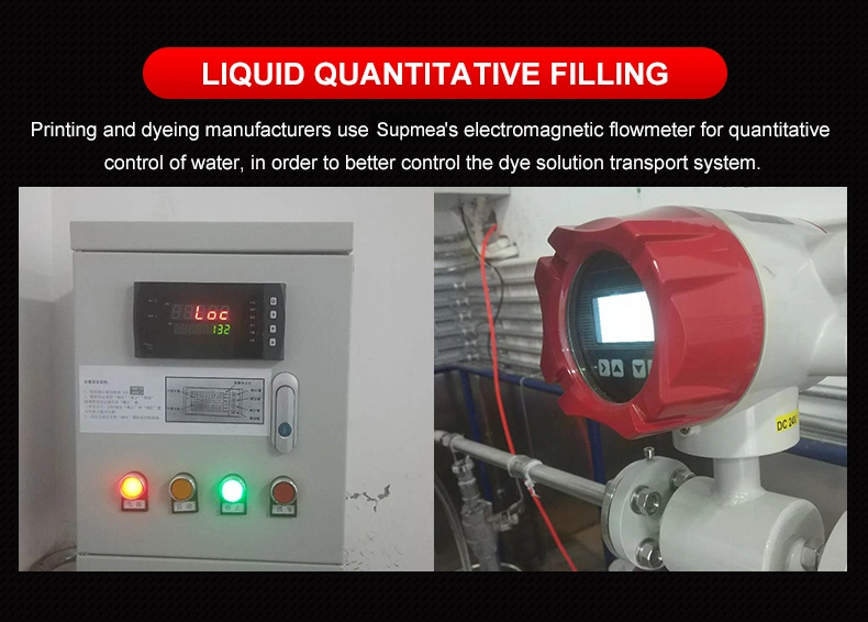 Two Way Electromagnetic 420mA Flow Meter Type Watermeterflowmeters Smart Liquid Flow Meter Sanitary