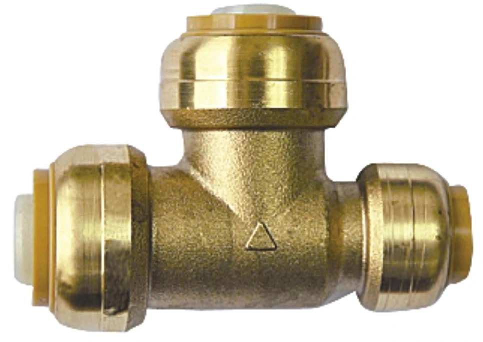 Lead-Free, Brass Push-Fit Reducing Tees 3/4