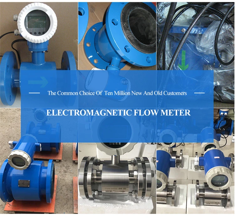 Acid Resistant Flow Meter Water Electromagnetic Flow Meter Magnetic Flowmeter