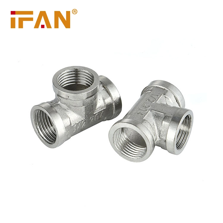 Ifan 01design Brass Fittings Water Supply and Hot Water System Tee Brass Pipe Fittings