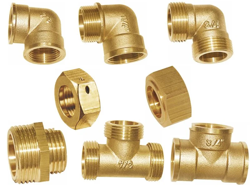 Brass Compression Fittings Copper Tee for Pex Al Pex Pipe