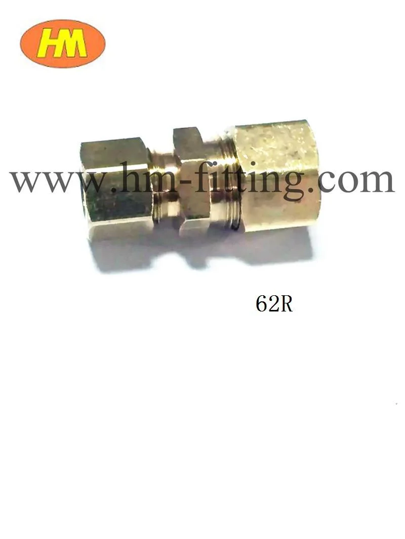 Brass Compression Fitting Swivel Nut Reducing Union