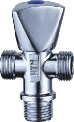 High Quality Water Service Chrome Plated Brass Angle Valve Brass Valve Hm-0114