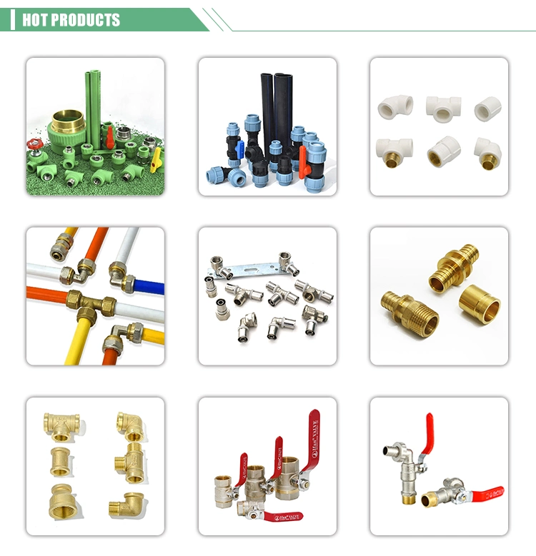 Ifan 01design Brass Fittings Full Sizes Drinking Water Supply and Hot Water System Tee Brass Pipe Fittings