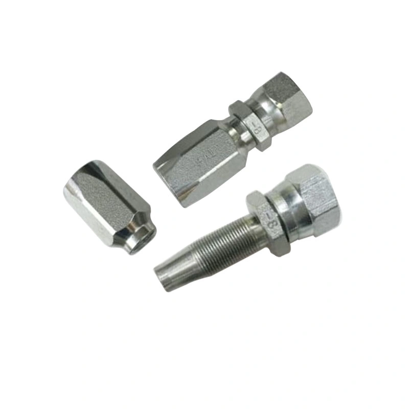 Reusable Swaged Hydraulic Hose Nipple Fitting Pipe Fitting From Factory