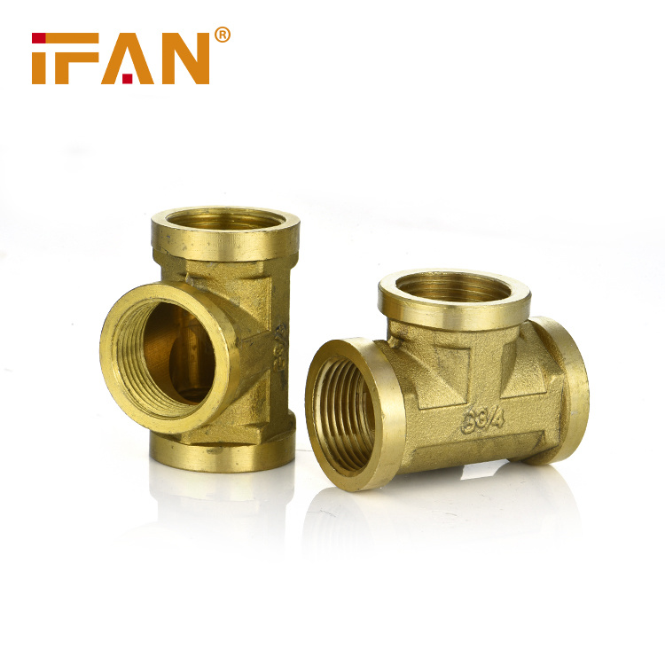 Ifan 01design Brass Fittings Full Sizes Drinking Tee Brass Pipe Fittings