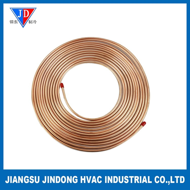 12.7mm Od 50FT Length R410A Pancake Coil Copper Pipe