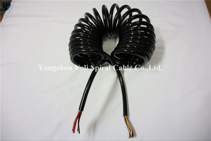 Electrical Coiled Electrical Spiral Cable Electrical ABS Spring Cable