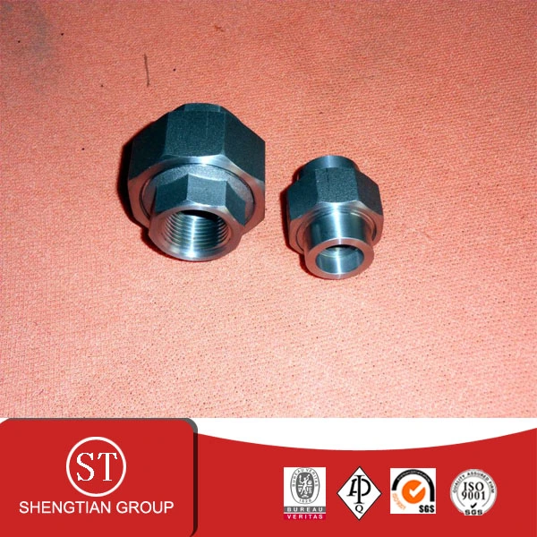 Class150 Hydraulic Fitting Stainless Steel Male& Female NPT Threaded Flat Union