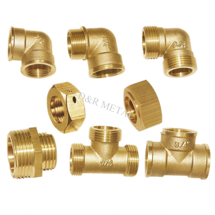 Brass Compression Fitting Elbow 90 Degree Pipe Fitting Tube Fitting