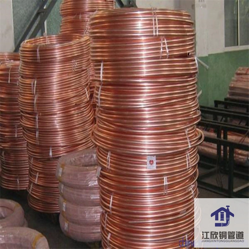 Copper Pancake Coil Tube Pipe Connector Fittings Refrigeration Pipe