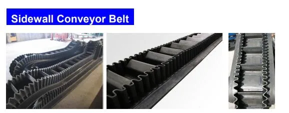Sidewall Rubber Conveyor Belting for Electronic/Package Factory/Distributor