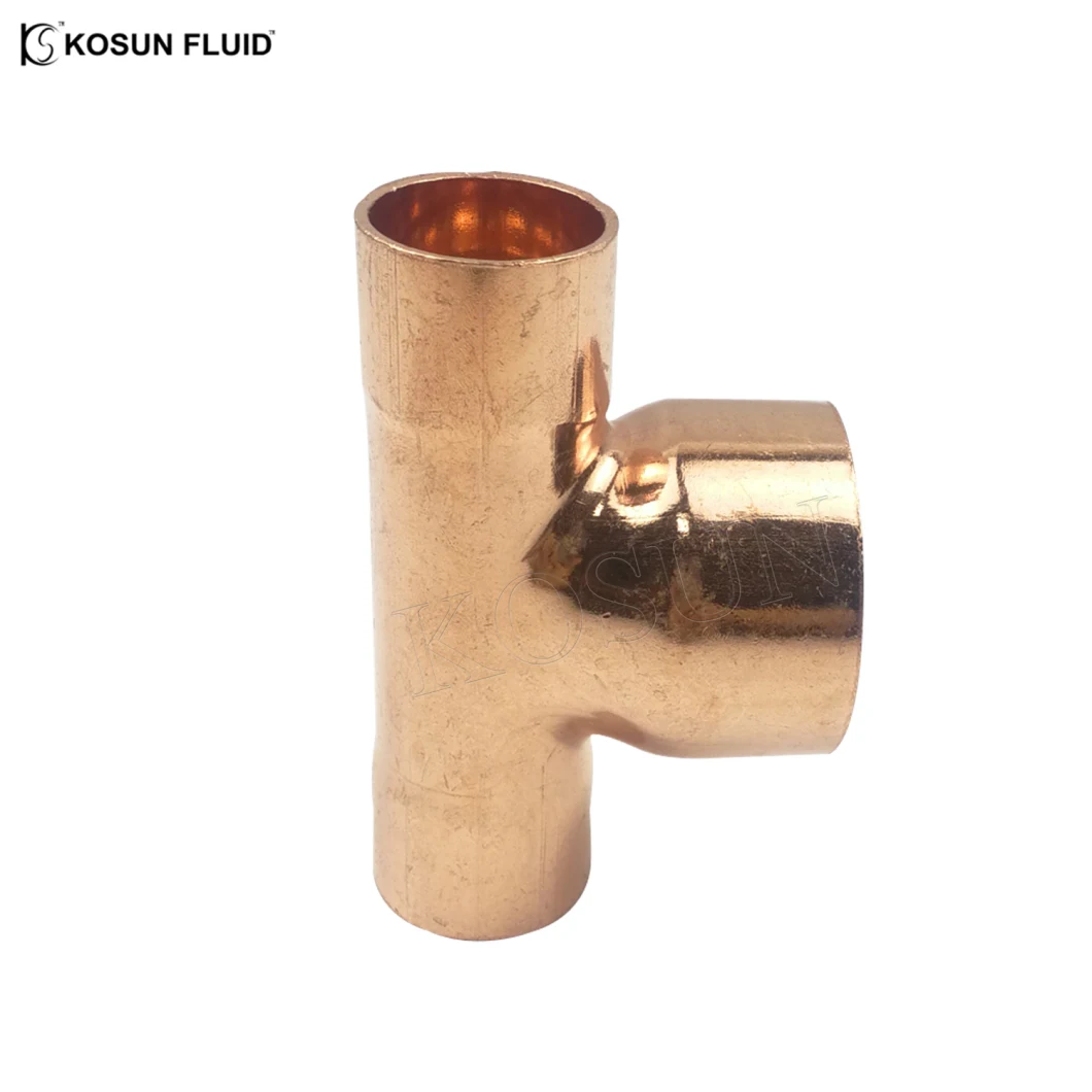 Copper Tube Reduce Tee of Pipe Fittings