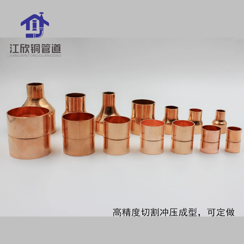 Copper Straight Connector Refrigeration Pipe Fitting Coupling
