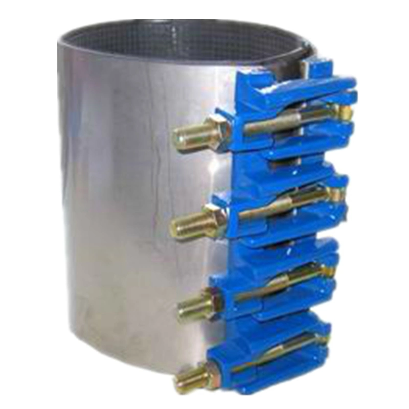 ISO9001 Certificate Ductile Iron Jaw Stainless Steel Band Repair Clamp for Pipe Leak