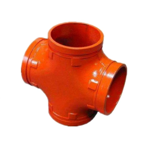Approved Grooved Pipe Fittings 4 Way Cross Union