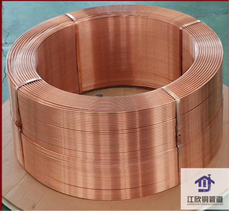 Copper Pancake Coil Tube Pipe Connector Fittings Refrigeration Pipe