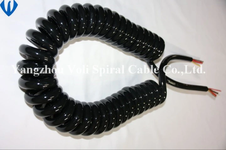 Electrical Coiled Electrical Spiral Cable Electrical ABS Spring Cable