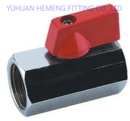 High Quality Hot Sell Brass Valve Female/Male Thread Brass Mini Ball Valve Hm-61848-G