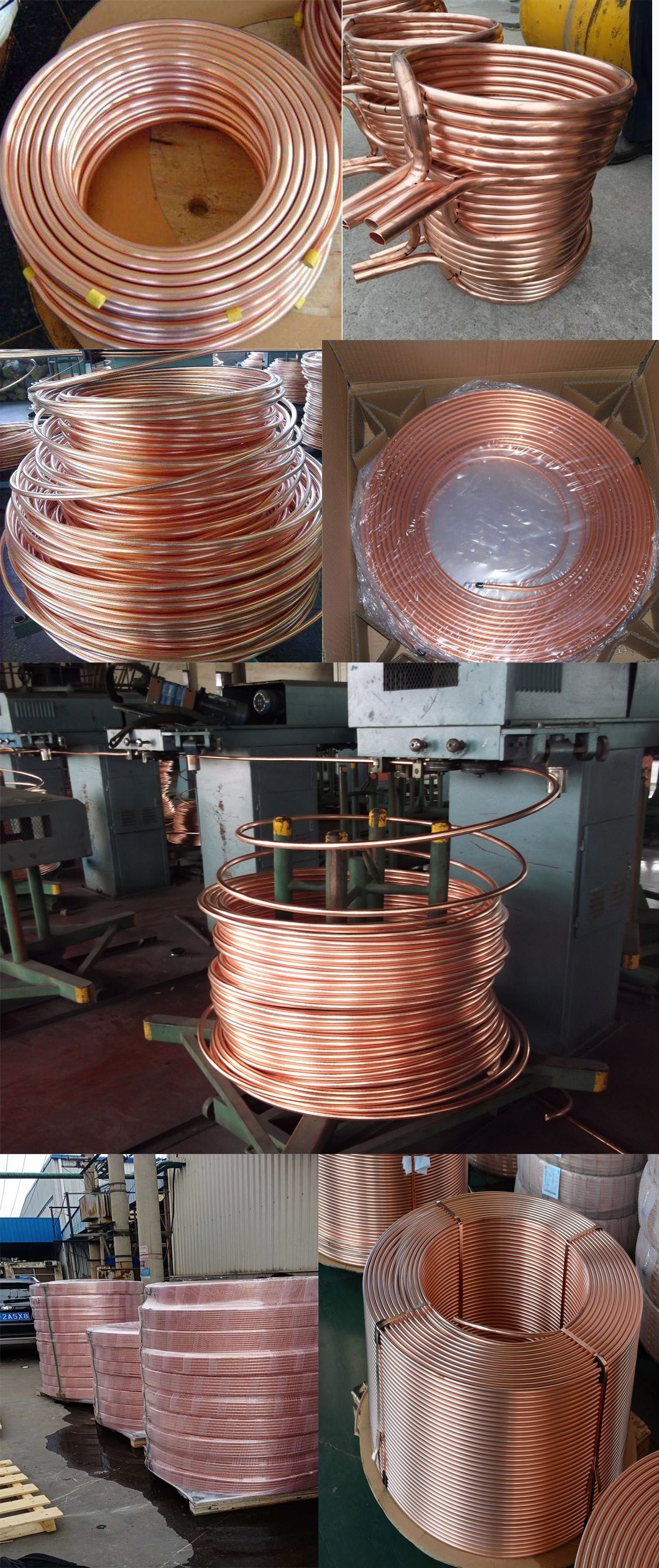 Air Coditioner Refrigeration Pancake Coil Copper Pipe