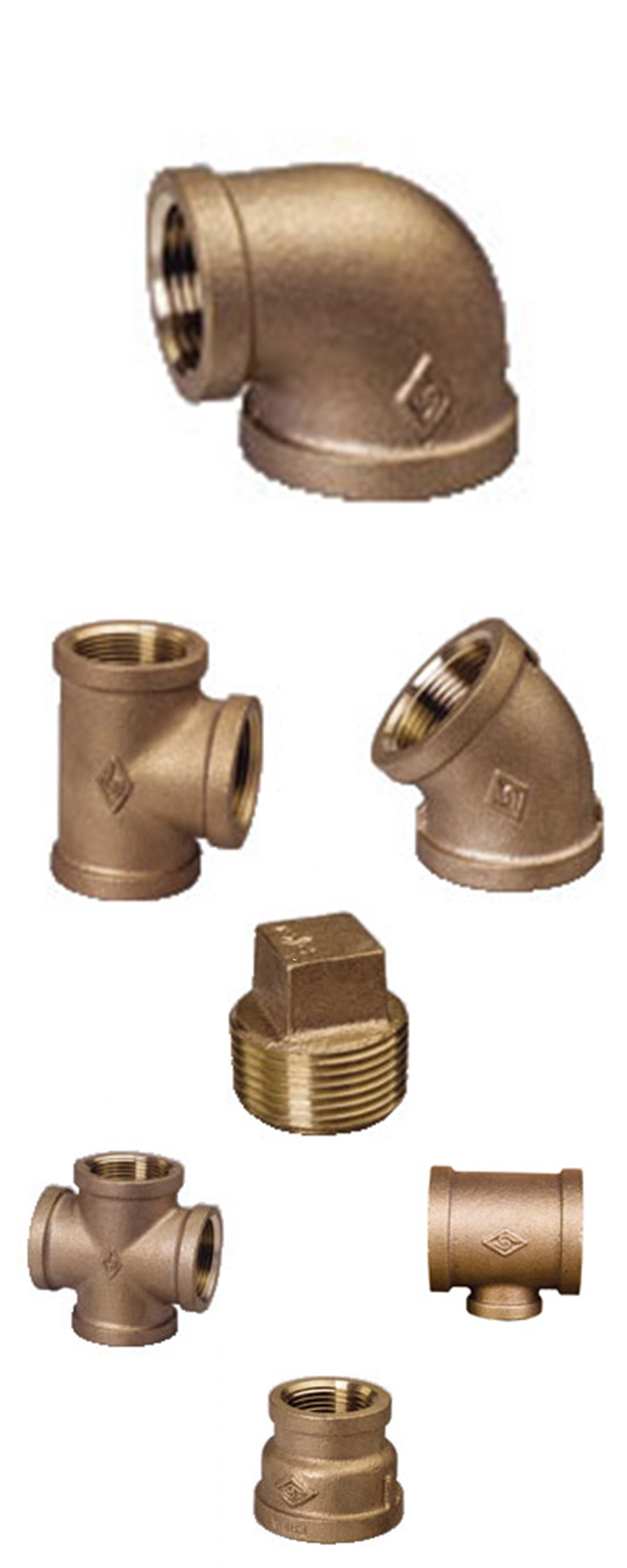 Customized American Europe Standard Male Tee Brass Pipe Fittings