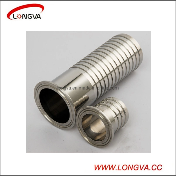 Stainless Steel Sanitary Pipe Fitting Tri Clamp Hose Barb Coupling