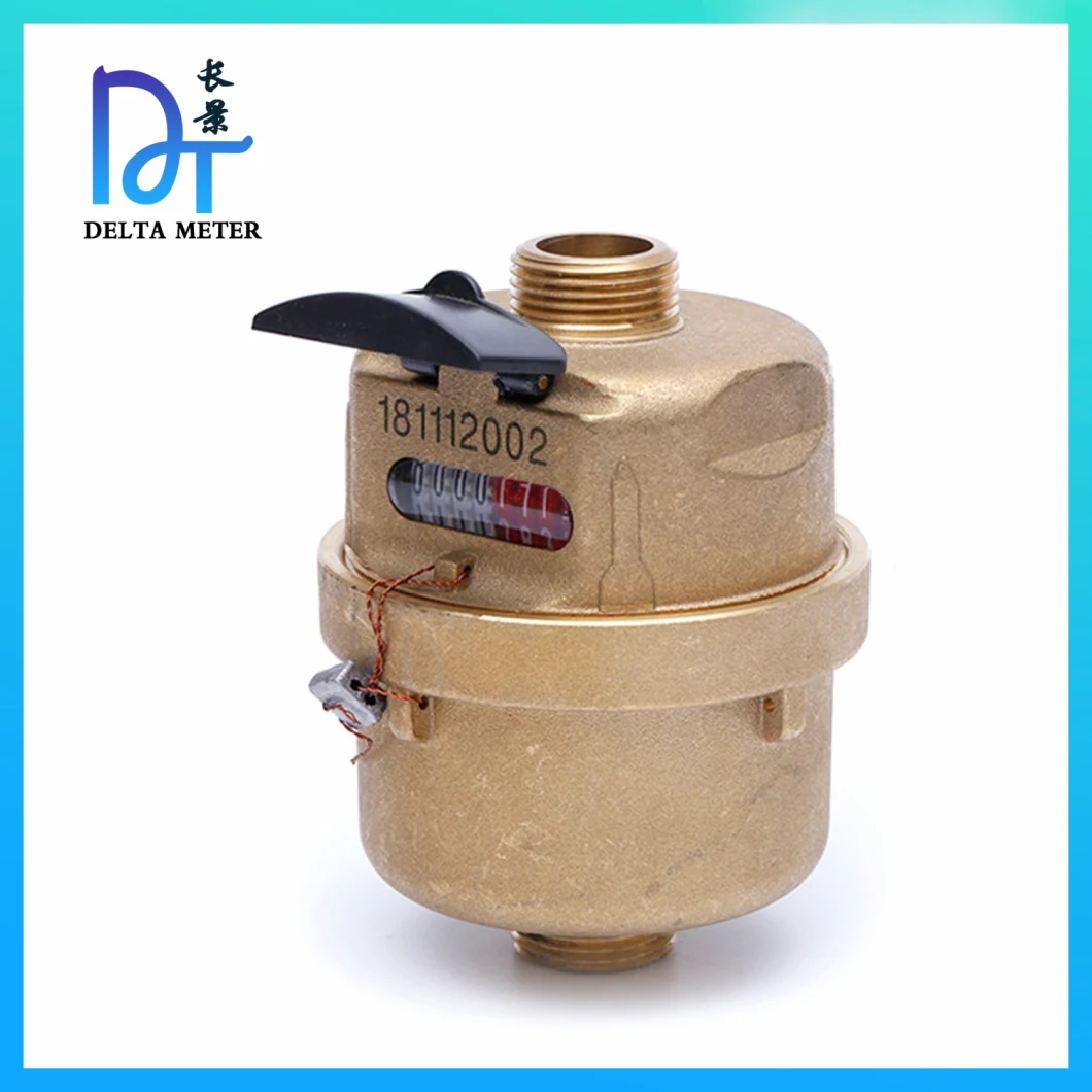 Golden Brass Copper R160 ISO4064 Rotary Piston Volumetirc Water Meter