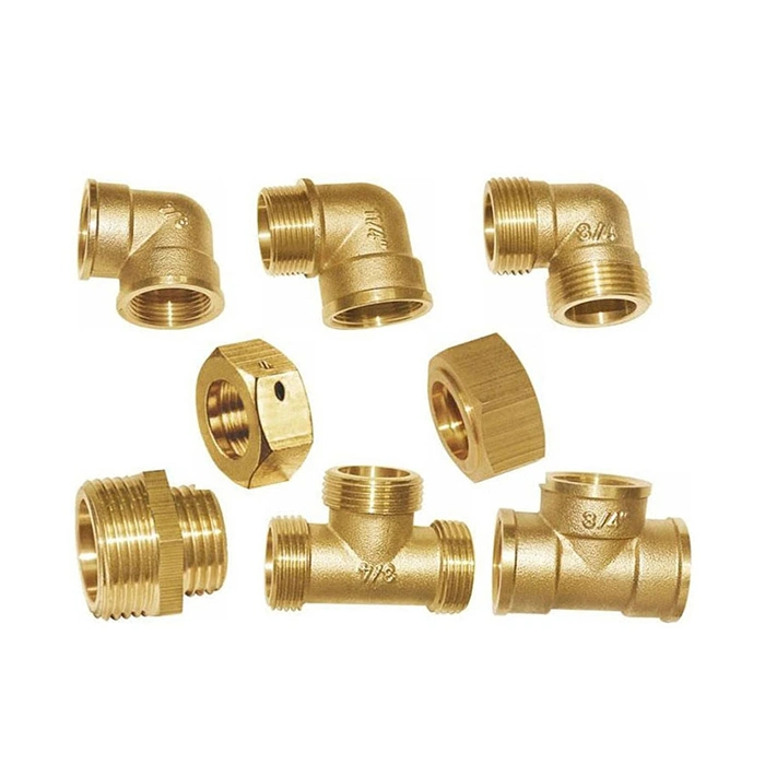 Female Thread Forged Copper Brass Plumbing Fitting Socket Coupling