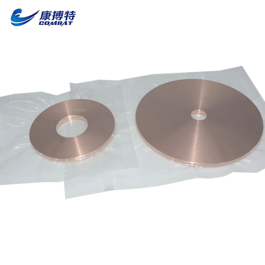 75% Tungsten 25% Copper W/Cu Alloy Disc/Round Plate Per Kg Price