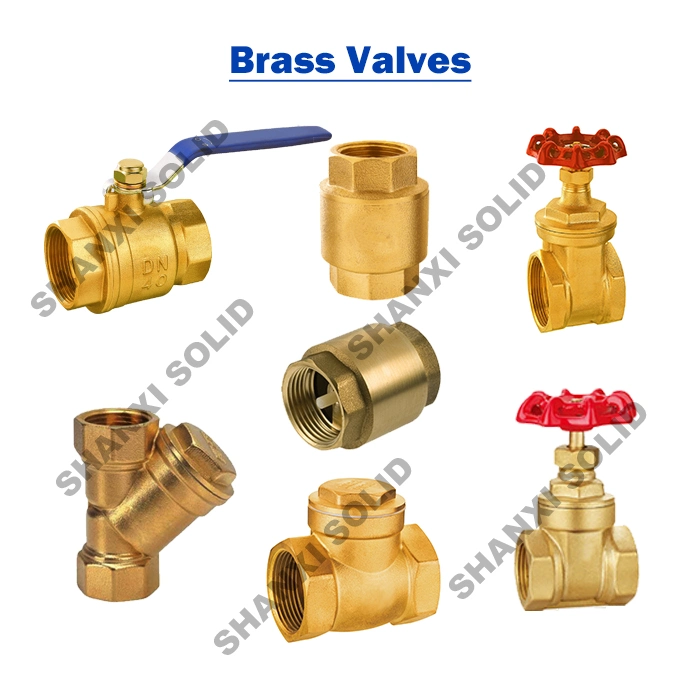 High Quality Brass/Bronze Gate Valve with Full Brass Material Pn16