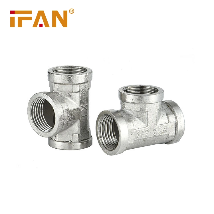 Ifan 01design Brass Fittings Water Supply and Hot Water System Tee Brass Pipe Fittings