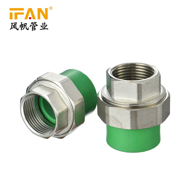 Ifan PPR Fitting Female Germany PPR Pipes and Fittings Union Brass Insert 1/2