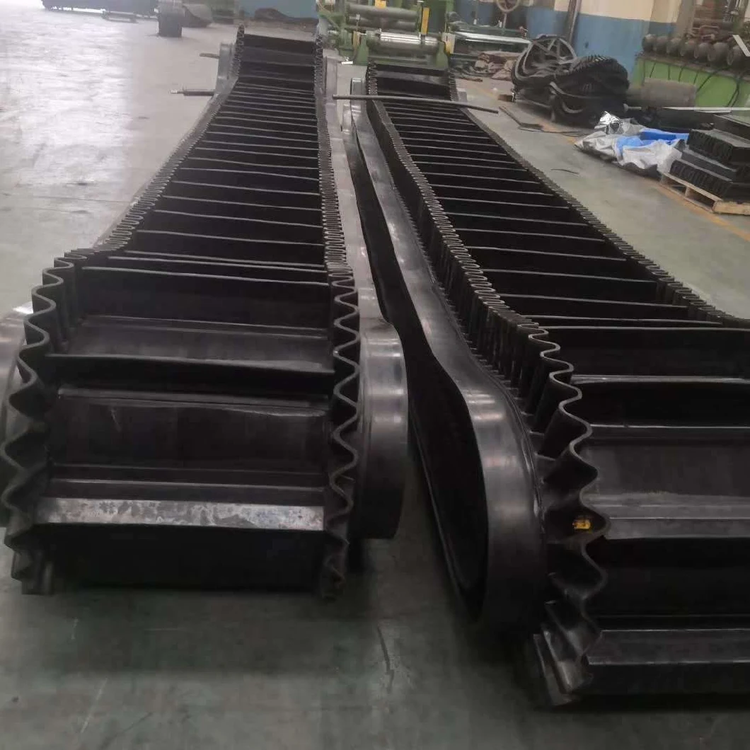 Sidewall Rubber Conveyor Belting for Electronic/Package Factory/Distributor