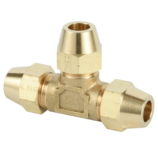 High Quality Tee Brass Copper Hose Fitting with Nickle Plated