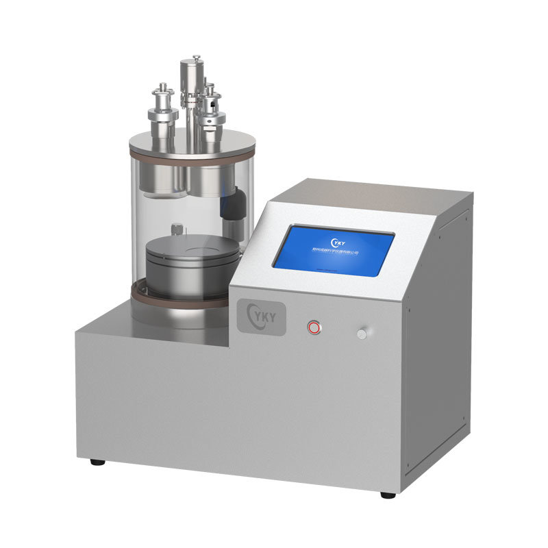 Compact Three-Head Rotary Plasma Sputtering Coater with Vacuum Pump for Gold, Silver and Copper Coating