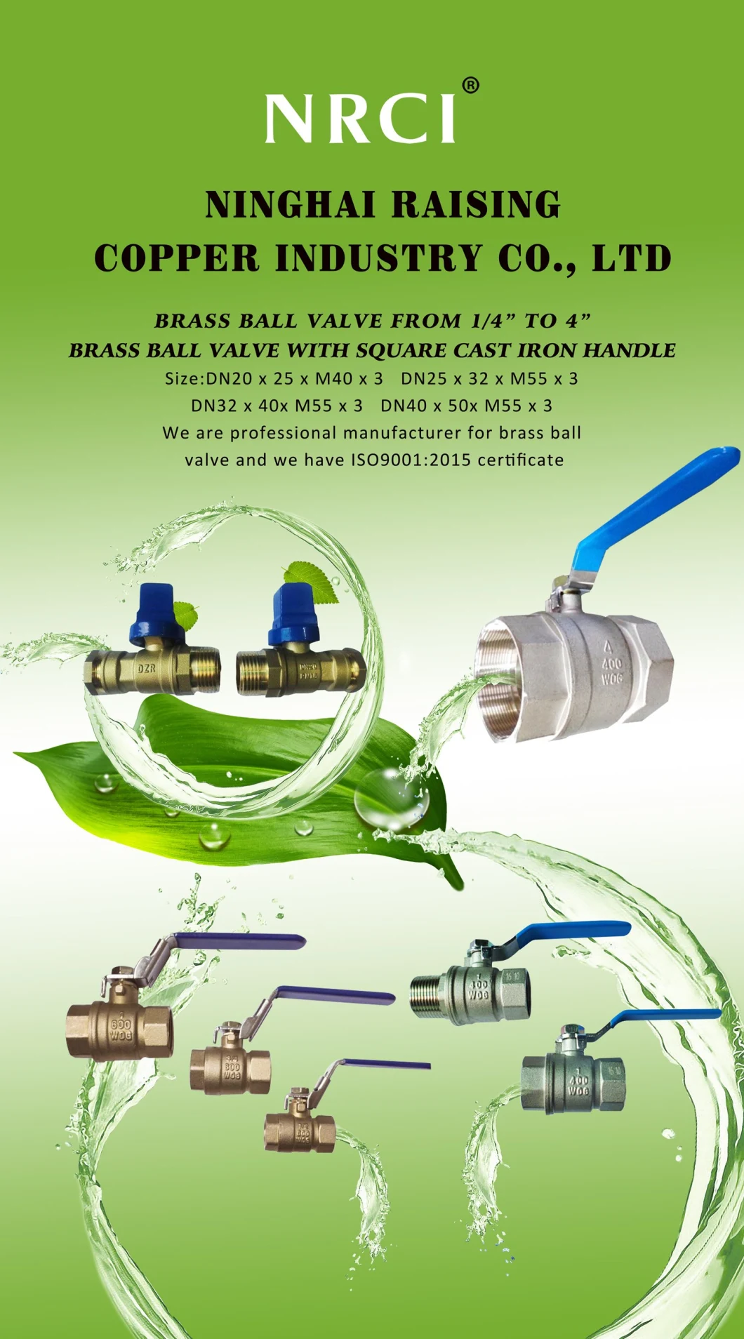 Lead Free Brass Water Meter Couplings
