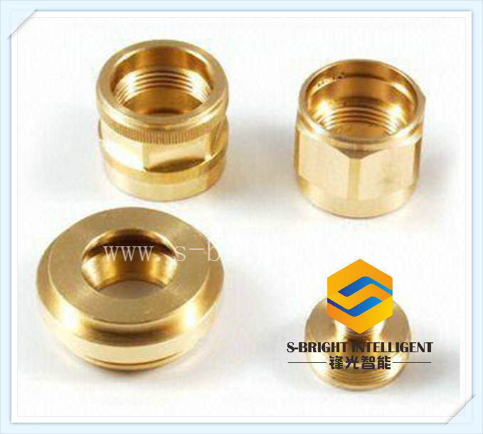 OEM Customized Precision Brass C36000 CNC Machined Hexagon Thread Connector Pin (S-212)