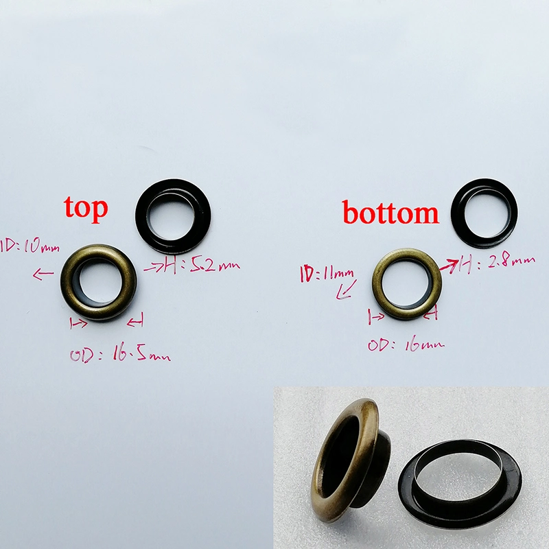 16.5mm New Bag Connector Brass Round Eyelet for Clothing/Garment Accessories