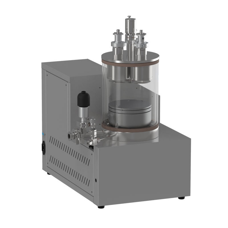 Compact Three-Head Rotary Plasma Sputtering Coater with Vacuum Pump for Gold, Silver and Copper Coating